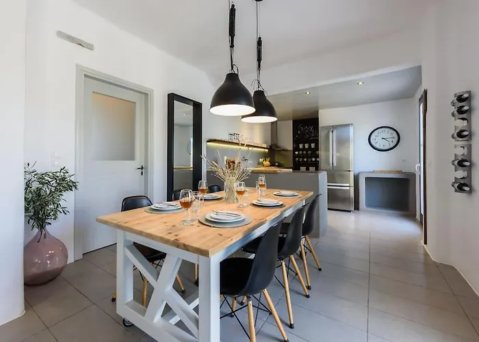 Seasalt Dream Villa,santa Maria 5 Min From Naousa * 圣玛丽亚