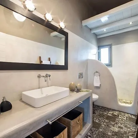 וילה Seasalt Dream Villa,santa Maria 5 Min From Naousa סנטה מריה